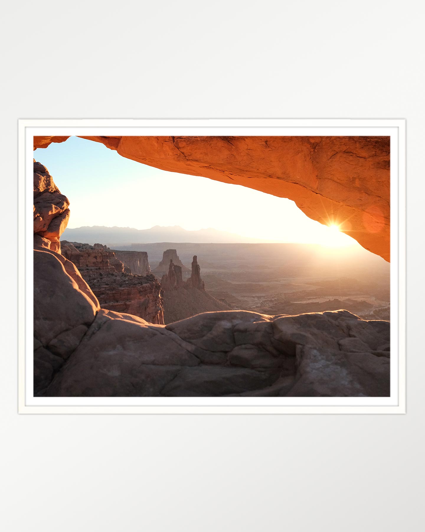 Sunrise beneath the arch
