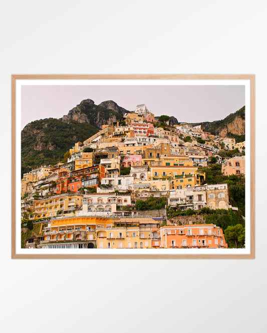 Colorful cascade: Hillside homes of the amalfi coast