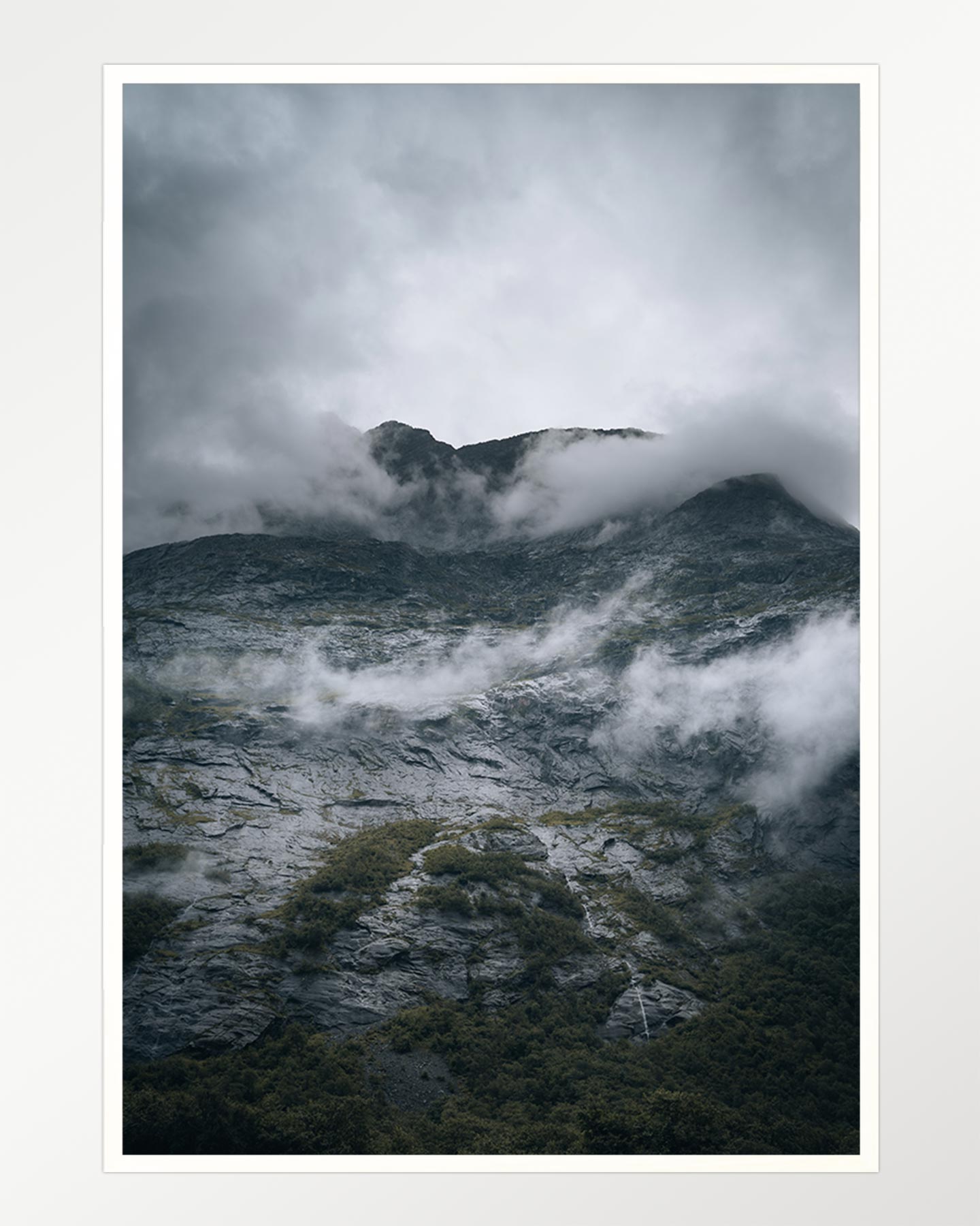 Moody mountains