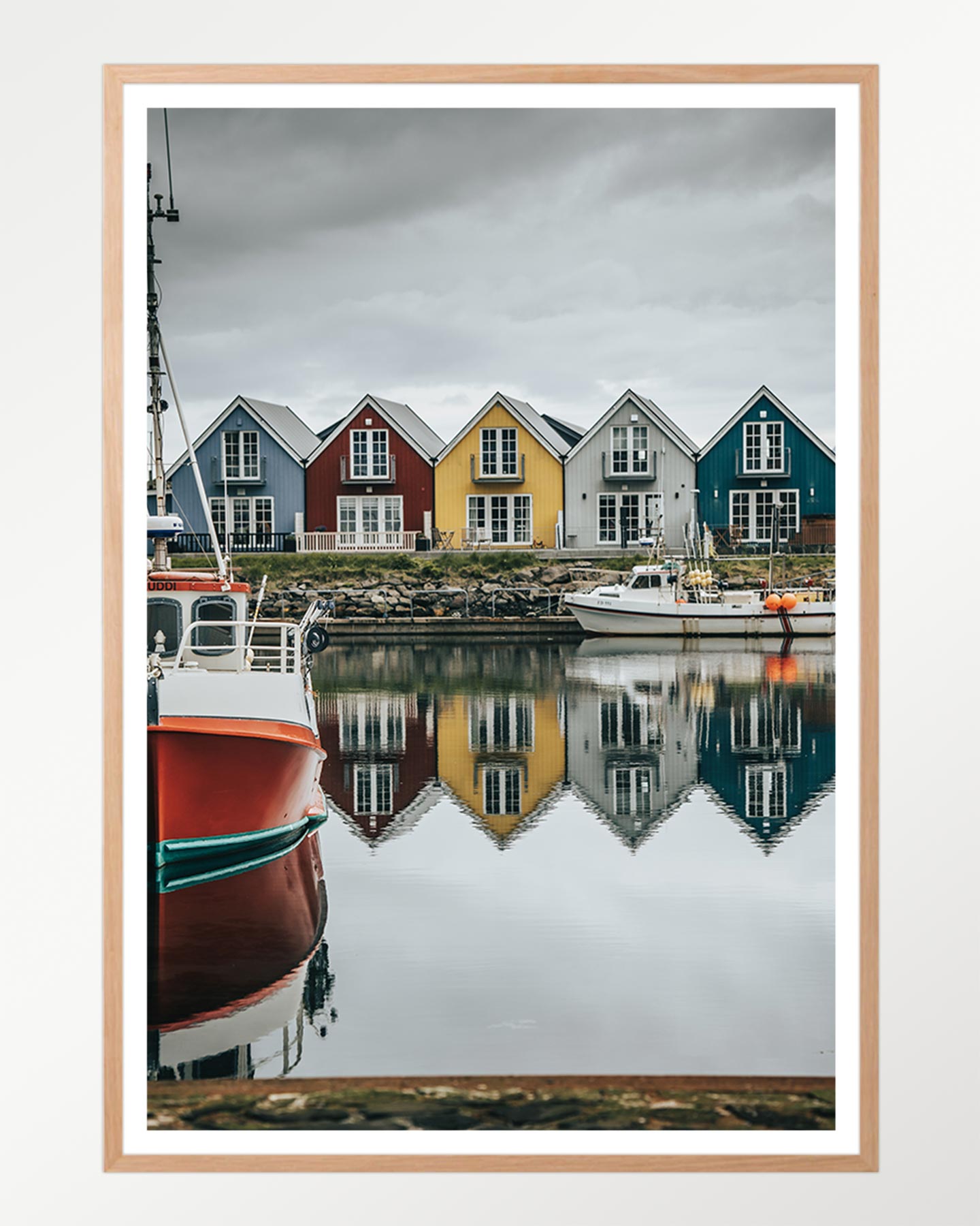 Reflections of a seaside village