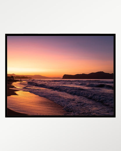 Serenity at sunset: Coastal embrace