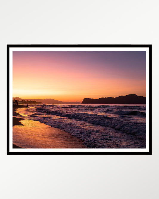 Serenity at sunset: Coastal embrace