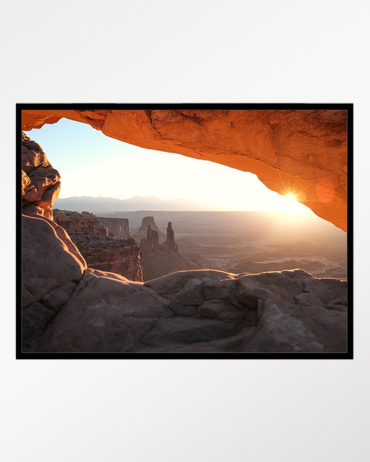 Sunrise beneath the arch