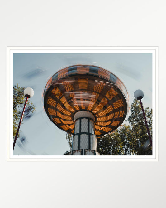 Whirlwind of delight: Carousel in motion