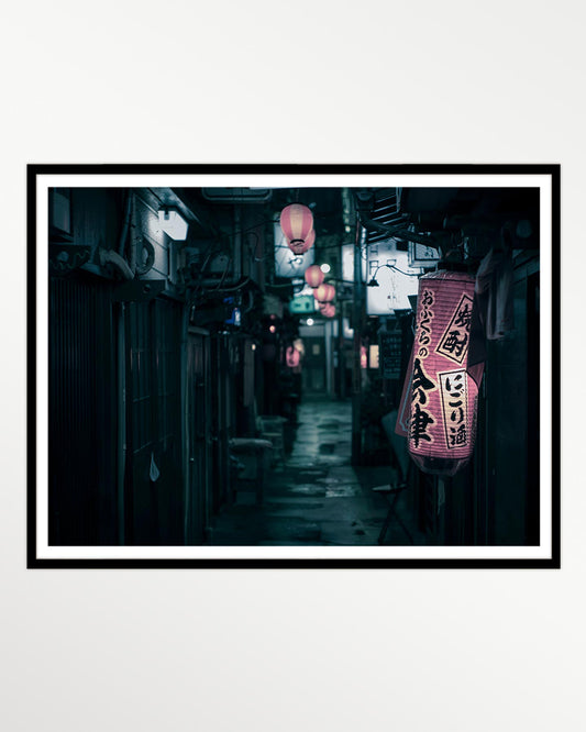 Whispers of the Night: Lantern-Lit Alleyways