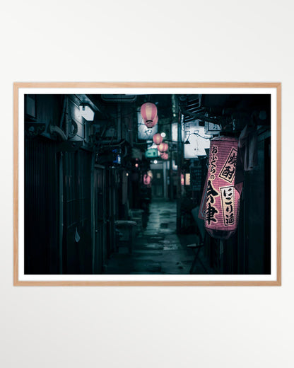 Whispers of the Night: Lantern-Lit Alleyways