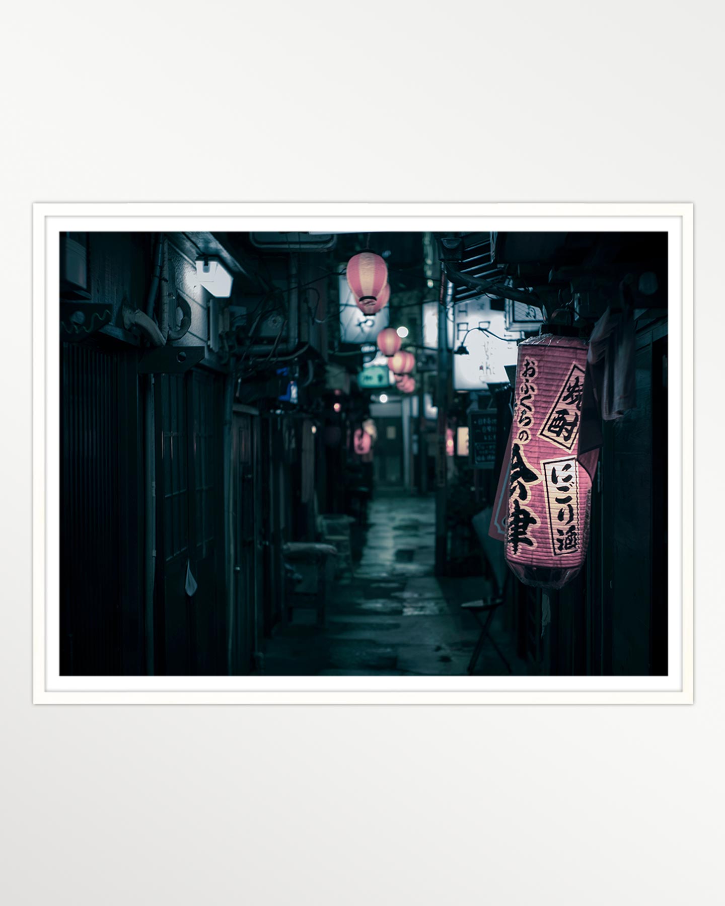 Whispers of the Night: Lantern-Lit Alleyways